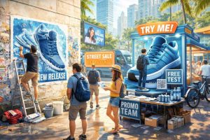 El street marketing engloba acciones de marketing realizadas en espacios públicos o de gran tránsito con el objetivo de sorprender, generar recuerdo y favorecer la interacción directa con la marca