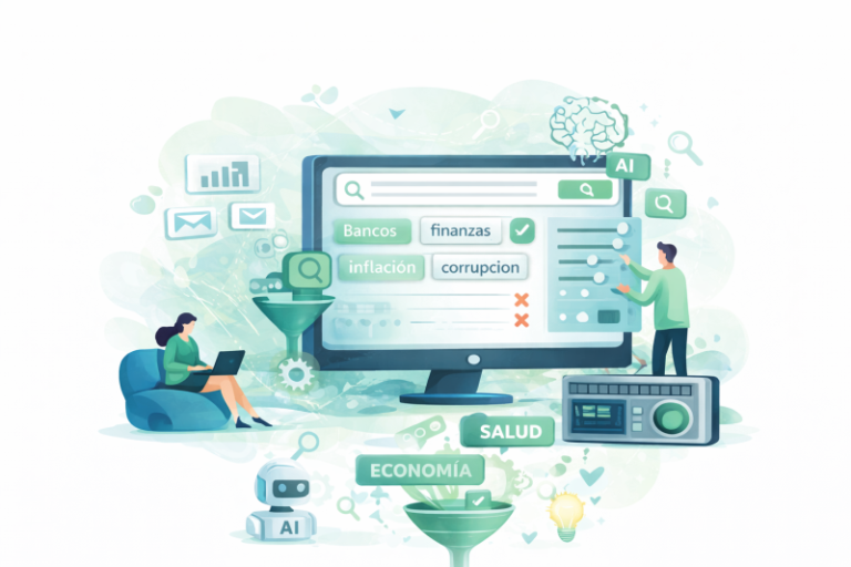 Define los temas y las expresiones de tu interés